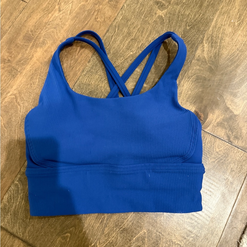 Lululemon Athletica Blue Crop Top
